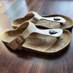 Birkenstock Gizeh Graceful pearl white size 39
